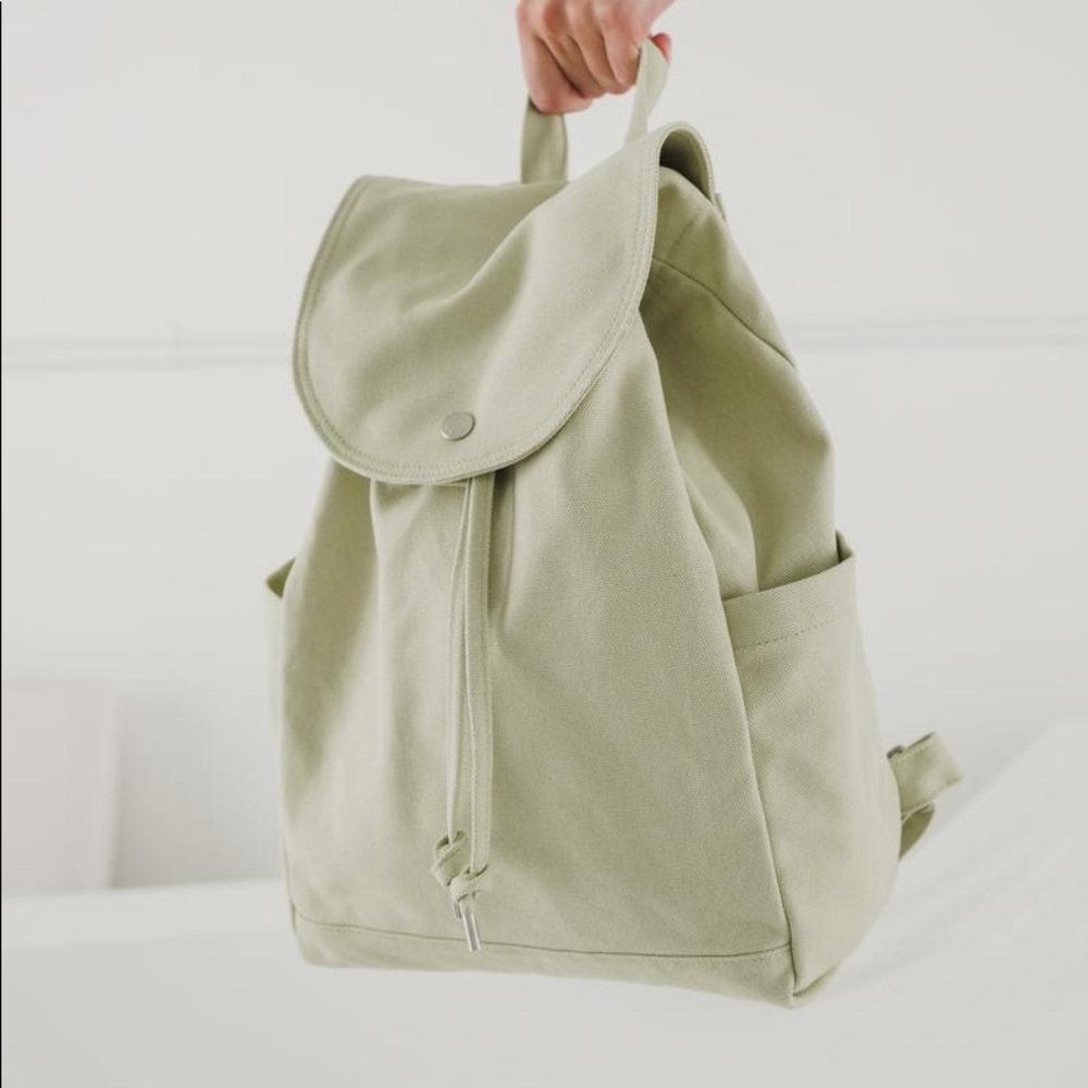 Drawstring Backpack: Matcha